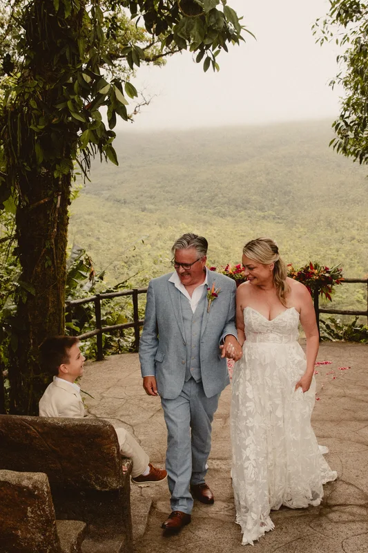 Wedding Photography in Costa Rica: Kerrie and Joe's wedding ceremony moment